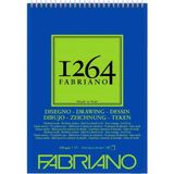 Fabriano 1264 Drawing Paper Spiralli Defter 180GR 30 Sayfa A5 (14.8X21CM) - Karışık-Çok Renkli - standart