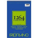 Fabriano 1264 Drawing Paper Spiralli Defter 180GR 50 Sayfa A3 (29.7X42CM) - Karışık-Çok Renkli - standart