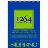 Fabriano 1264 Drawing Paper Spiralli Defter 180GR 50 Sayfa A4 (21X29.7CM) - Karışık-Çok Renkli - standart