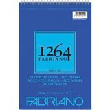 Fabriano 1264 Mix Media Spiralli Defter 300GR 15 Sayfa A5 (14.8X21CM)