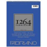 Fabriano 1264 Siyah Yapraklı Sulu Boya Defteri A5 200 gr 20 Yaprak