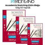 Fabriano Accademia Sketching 120 gr 50 Yaprak Çizim Bloğu