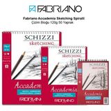 Fabriano Accademia Sketching Spiralli 120 gr 50 Yaprak Çizim Bloğu