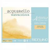 Fabriano Artistico Traditional White 300 Gr. - 18 x 26 Suluboya Kağıdı Blok (Soğuk Basım)