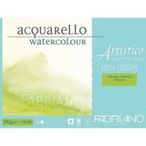 Fabriano Artistico Traditional White Sulu Boya Defteri Blok Rough - Kalın Doku 300 gr 12 Yaprak 18 x 26 cm