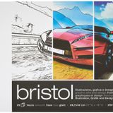 Fabriano Bristol A3-250 Gr. Markör Kağıdı (Airbrush, Guaj, Ecolıne, Su & Solvent Bazlı) Blok