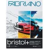 Fabriano Bristol-Markör Defter 250GR. - 20YP. - A3 214292 - Karışık-Çok Renkli