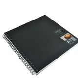 Fabriano Drawing Book 30 X 30-160 Gr. Doğal Dokulu Kağıt, Suya Dayanıklı Sert Kapak, Spiralli Çizim ve Eskiz Defteri