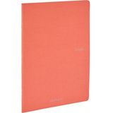 Fabriano : Ecoqua Orginal Tel Zımbalı Çizgisiz Defter : Flamingo : A5 (40 Yaprak - 90 Gr)