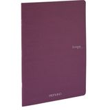 Fabriano : Ecoqua Orginal Tel Zımbalı Çizgisiz Defter : Mor : A4 (40 Yaprak - 90 Gr)