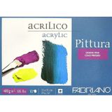 Fabriano Pittura 25x35 cm 400 gr 10 Yaprak Akrilik Blok