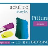 Fabriano Pittura 40 X 50-400 Gr. Akrilk, Yağlı ve Tempera Boya Kağıdı (Soğuk Basım) Blok