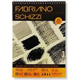 Fabriano Schizzi Üstten Spiralli Eskiz Defteri Ivory 90 gr A3 80 Yaprak 19100715