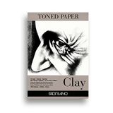 Fabriano Toned Paper Clay A3-120 gr. Eskiz ve Çizim Kağıdı Kil Rengi - Blok