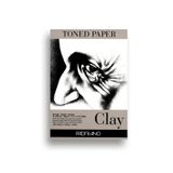 Fabriano Toned Paper Clay A4-120 gr. Eskiz ve Çizim Kağıdı Kil Rengi - Blok