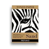 Fabriano Toned Paper Sand A3-120 gr. Eskiz ve Çizim Kağıdı Kum Rengi - Blok