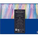 Fabriano Watercolour 300 Gr. - 32 X 41 Suluboya Kağıdı - Spiralli Defter (Soğuk Basım)