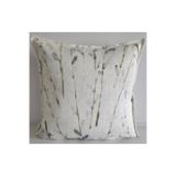Fabric by Gülçin KETEN PAMUKLU DOKU KUMAŞ YEŞİL-EKRU PASTORAL YAPRAKLAR KIRLENT KILIFI