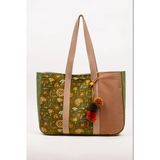 Fabric Craft Bag Omuz Çantası Kadın Duck Kumaş Desenli Büyük Boy Günlük Çanta
