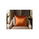 Fabricland Exclusive Ithal Atlas Kiremit Renk Kırlent Kılıfı 43x43cm