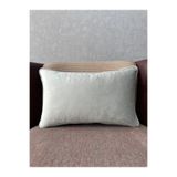 Fabricland Ithal Ipek Kadife Açık Gri Renk Kırlent Kılıfı 30x50cm