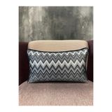 Fabricland İthal Ipek Kadife Chevron 8080 Dikdörtgen (50x30 cm) Kılıf
