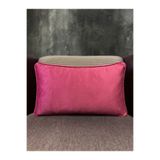 Fabricland Ithal Ipek Kadife Fuşya Renk Kırlent Kılıfı 30x50cm