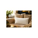 Fabricland Ithal Ipek Kadife Krem Renk Kırlent Kılıfı 30x50cm