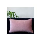 Fabricland Ithal Ipek Kadife Pudra Pembe Renk Kırlent Kılıfı 30x50cm