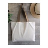 fabricorg 1 Adet Punch'a Uygun Alttan Körüklü 42 Tel Ham Bez Çanta (47X36X8 CM)