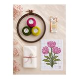 fabricorg Etamin - Kanaviçe Başlangış Seti LALE ( SET-6 )