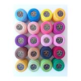 fabricorg No:12 Cotton Like Etamin - Kanaviçe 20'li Nakış Ipliği Seti-3 (6 Gr)