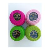 fabricorg No:12 Cotton Like Etamin - Kanaviçe 4'lü Iplik Seti-3 (6 Gr)
