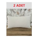 fabricorg Punch'a Uygun 42 Tel Ham Bez Natürel Bej Renk Kırlent Kılıfı (50X30 CM) 2 Adet