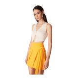 Fabrika A-Form Fit Mini Etek, 38, 5003087476, Turuncu, Kadın