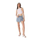 Fabrika Açık İndigo Kadın Mini Denim Etek F4SL-ETK0042 5003087546, Açık İndigo, 34