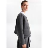 Fabrika Antrasit Kadın Mont F5WL-MNT0275 - 36