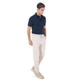 Fabrika Bağlamalı Bel Duble Paça Chino Pantolon, L, 5003225803, Taş, Erkek