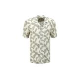 Fabrika Basic Apaş Yaka Baskılı Haki Erkek Gömlek F4SM-GML 0397, L, 5003088226003