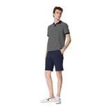 Fabrika Basic Çizgili Bermuda Şort, L, F4SM-SHT 0331, Lacivert, Erkek