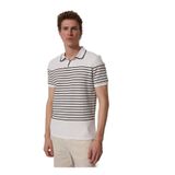 Fabrika Basic Çizgili Polo T-Shirt PORTER, 2XL, 5002976090, Beyaz, Erkek