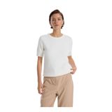 Fabrika Basic Fit Bisiklet Yaka Kazak, L, F4WL-KZK0672, Ekru, Kadın