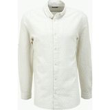 Fabrika Basic Gömlek Yaka Baskılı Ekru Erkek Gömlek F4SM-GML 0401 - XL