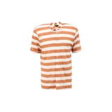 Fabrika Basic Gömlek Yaka Çizgili Gömlek, XL, 5003083581, Turuncu, Erkek