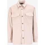Fabrika Basic Gömlek Yaka Düz Bej Erkek Gömlek F4WM-GML 2708 - 2XL