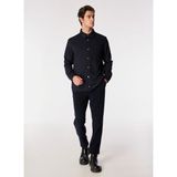 Fabrika Basic Gömlek Yaka Düz Lacivert Erkek Gömlek F4WM-GML 2425 - XL