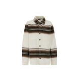 Fabrika Basic Haki Erkek Çizgili Ceket F4WM-CKT 2713, 2XL