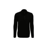 Fabrika Basic Jakarlı Bato Yaka Kazak, XL, 5003032927, Siyah, Erkek