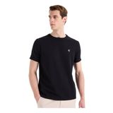 Fabrika Basic Jakarlı T-Shirt, S, 5003328163, Lacivert, Erkek
