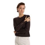 Fabrika Basic Koyu Kahve Kazak, XS, PAGOSA, Koyu Kahve, Kadın